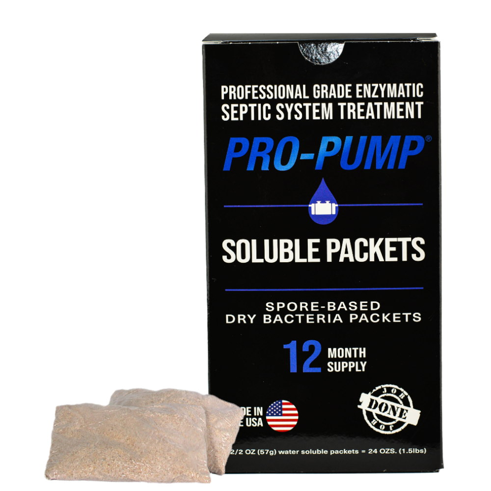 PRO-PUMP SEPTIC 2 OZ PACKET - 12 PACKETS – SEPTIC JOE